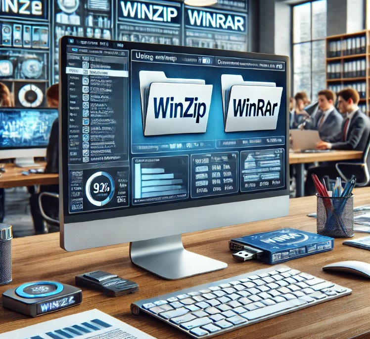 Fayllarni arxivlashda WinZip va WinRAR dasturlaridan foydalanish.