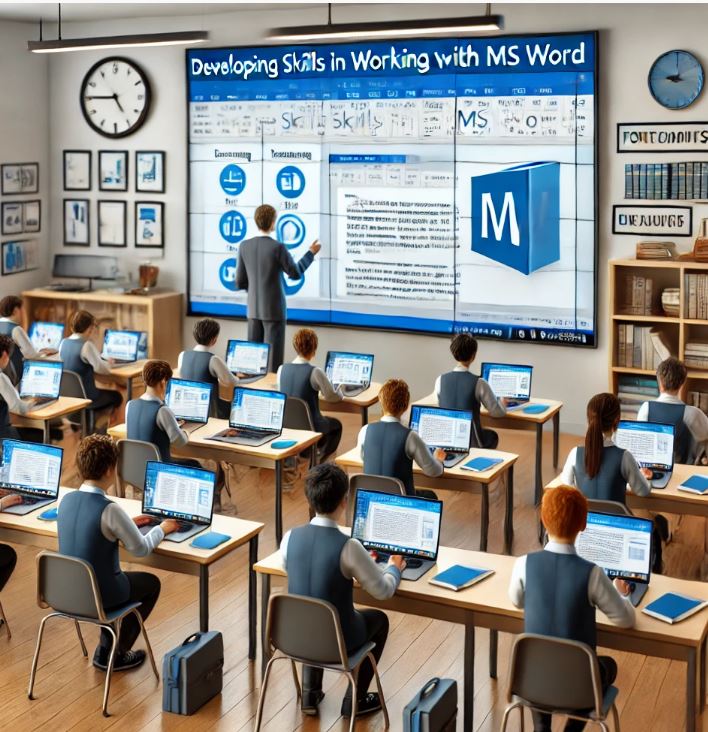 MS Word dasturida ishlash ko`nikmalarini hosil qilish.